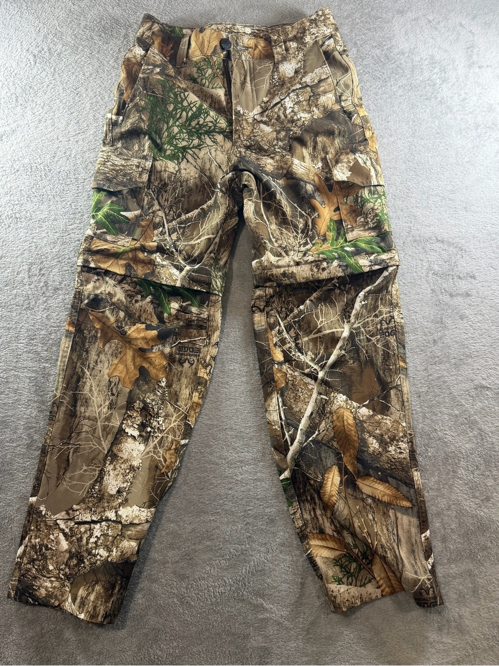 Men's Camouflage Cargo Hunting Pants - Realtree-Style Camo